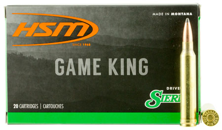 [810742023096] HSM 300WINMAG41N Game King  300 Win Mag 180 gr Sierra GameKing Spitzer Boat Tail 20 Per Box/ 20 Case