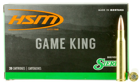 [810742020927] HSM 300WINMAG14N Game King  300 Win Mag 200 gr Sierra GameKing Spitzer Boat Tail 20 Per Box/ 20 Case