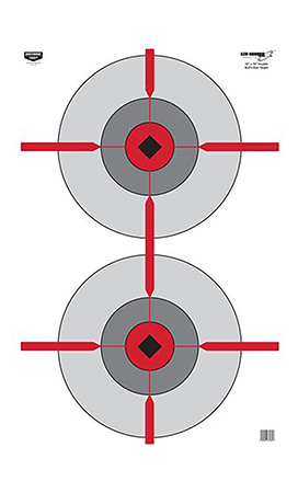[029057370317] Birchwood Casey 37031 EZE-Scorer  Bullseye Paper Target 23" x 35" 100 Per Pkg