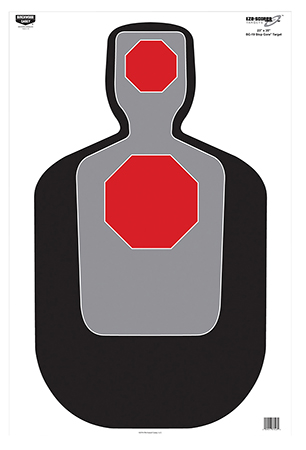 [029057370430] Birchwood Casey 37043 EZE-Scorer BC-19 Silhouette Paper Target 23" x 35" 100 Per Pkg
