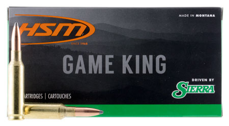 [810742021207] HSM 8MAUSER1N Game King  8mm Mauser 175 gr Pro Hunter 20 Per Box/ 20 Case