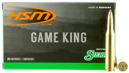 [837306006951] HSM 338LAPUA14N Game King  338 Lapua Mag 215 gr Sierra GameKing Spitzer Boat Tail 20 Per Box/ 20 Case