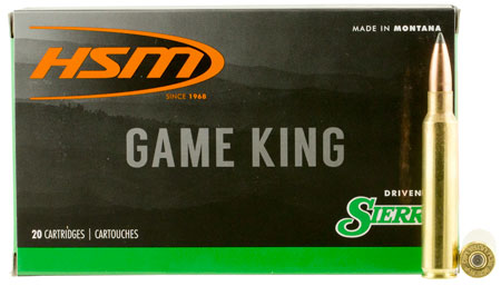 [810742021368] HSM 338RUM10N Game King  338 RUM 215 gr Sierra GameKing Spitzer Boat Tail 20 Per Box/ 20 Case