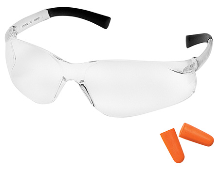 [811907025399] Pyramex PYS2510SNDP Mini ZTEK Combo Youth Women Clear Lens Polycarbonate Wraparound