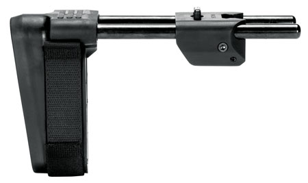 [699618782288] SB Tactical MPX-01-SB MPX PSB Brace 3 Position Black Synthetic with 3.87"-8.25" OAL Nylon Strap  &  for Sig MPX, MCX (Excluding Copperhead Variant) Compatible with Integrated Picatinny Rail