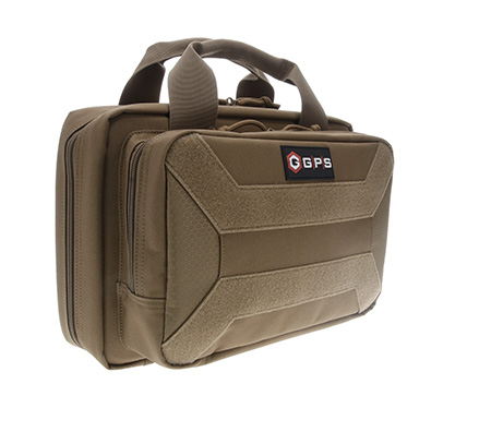 [888151032329] GPS Bags PC15FDE Pistol Case  Flat Dark Earth 600D Polyester Holds 1 Handgun