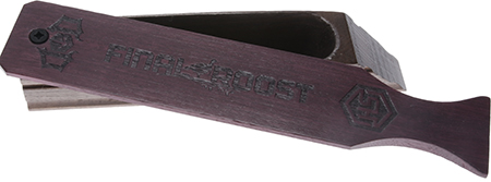 [813628004295] Drury Outdoors DODBC Signature  Box Call Attracts Turkeys, Natural Walnut/Purple Heart