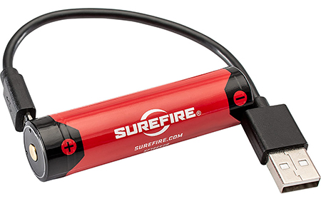 [084871328050] SureFire SF18650B 18650B Battery  Red/Black 3.6 Volts 3,500 mAh (1) Single Pack Rechargeable