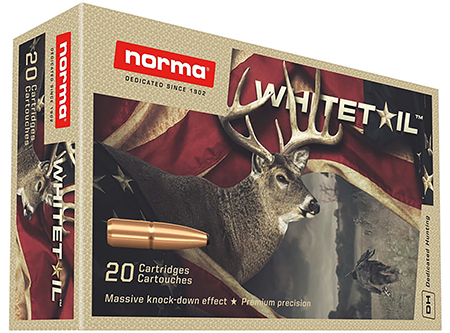 [7393923325316] Norma Ammunition 20177382 Dedicated Hunting Whitetail 308Win 150gr Pointed Soft Point 20 Per Box/10 Case