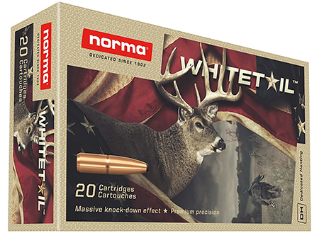 [7393923325309] Norma Ammunition 20169562 Dedicated Hunting Whitetail 270Win 130gr Pointed Soft Point 20 Per Box/10 Case