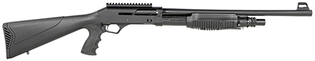 [713135218867] SDS Imports DSF12 Duo-Sys Force  12 Gauge Pump/Semi-Auto Hybrid 3" 5+1 19" Barrel, Black Steel Receiver, Synthetic Fixed Stock w/Pistol Grip Includes 3 Chokes