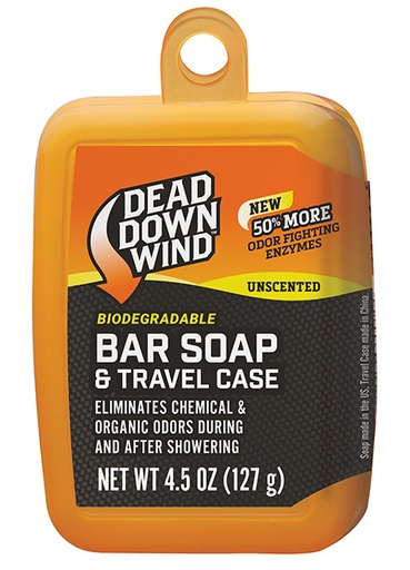 [189168000104] Dead Down Wind 12002 Bar Soap  Odor Eliminator Unscented Scent 4.5 oz
