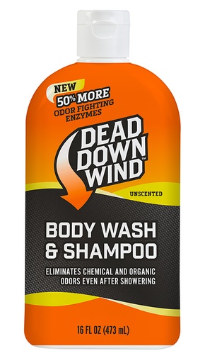 [854182006783] Dead Down Wind 121618 Shampoo/Body Wash  Odor Eliminator Unscented Scent 16 oz