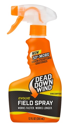 [854182006837] Dead Down Wind 131218 Evolve Field Spray  Odor Eliminator Unscented Scent 12 oz Trigger Spray