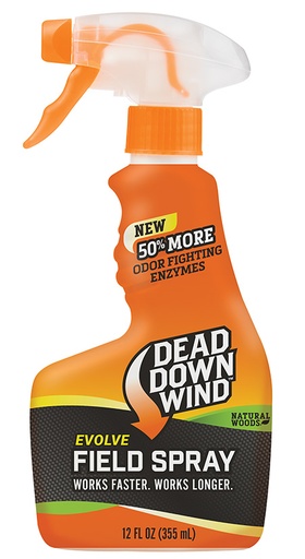[854182006868] Dead Down Wind 1391218 Evolve Field Spray  Cover Scent Natural Woods Scent 12 oz Trigger Spray