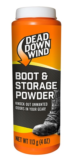 [189168000241] Dead Down Wind 1215N Boot Powder  Odor Eliminator Unscented Scent Cornstarch/Talc 4 oz