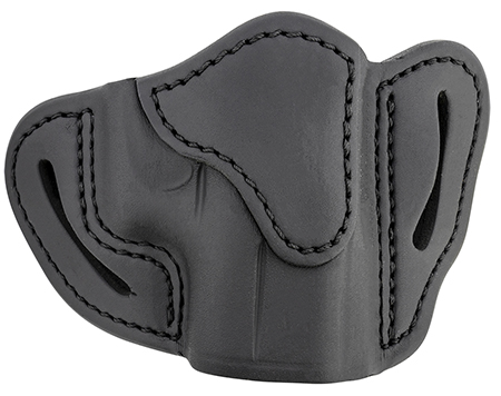 [816161027813] 1791 Gunleather ORBHCSBLR BHC Optic Ready OWB Compact Stealth Black Leather Belt Slide Compatible w/Glock 43/Sig P365/Walther PPK Right Hand Includes Belt Clip