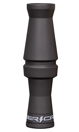 [710617287014] Power Calls 28701 Strike Big Bore Open Call Attracts Specklebelly Goose Stealth Black Polycarbonate