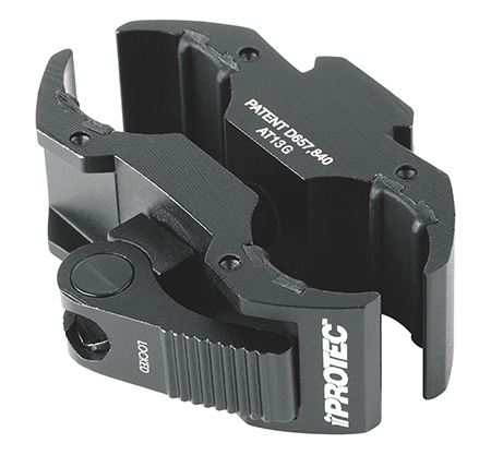 [645397011125] iProtec 6108 Universal Long Gun Mount  Black Anodized
