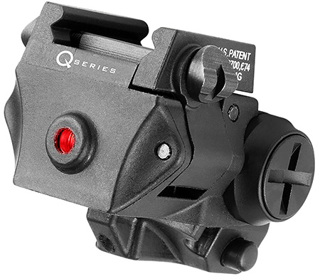 [645397929659] iProtec 6116 SC-R Laser Q-Series Black/Red Laser 5.0 mW Output 635nM Wavelength, Compact/Subcompact Pistols, Accessory Rail Mount