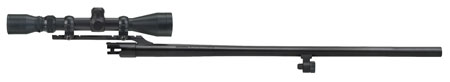 [015813953559] Mossberg 95355 OEM  12 Gauge 24" Slug Barrel w/Cantilever Mount, Fully Rifled Bore  &  Blued Finish, For Use w/Mossberg 535 ATS, Includes 3-9x40mm Scope
