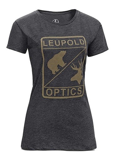 [030317009267] Leupold 170560 Women's L Optics Graphite Cotton/Polyester Short Sleeve Large