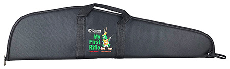 [611613002482] Crickett KSA035 Soft Rifle Case  Black w/ White Logo Padded Zipper Closure 33" x 8"