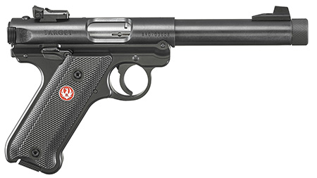 [736676401789] Ruger 40178 Mark IV Target Sports South Exclusive 22 LR 10+1 5.50" Blued Threaded Bull Barrel,  Blued Aluminum Frame, Black Checkered Polymer Grip, Right Hand, Two Magazines