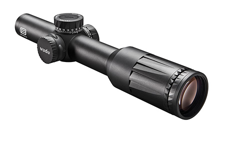 [672294110019] Eotech VDU16FFSR2 Vudu FFP Black Anodized 1-6x24mm 30mm Tube Illuminated SR2 MOA Reticle Features Throw Lever