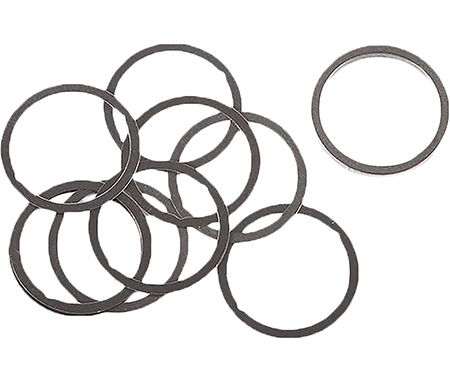 [810128160612] Dead Air DA002 Shim Kit  5/8"-24 tpi 3 Different Shim Thicknesses Included (.004", .006", .060")