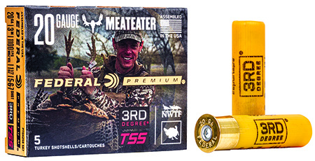 [604544626698] Federal PTDX258567 Premium 3rd Degree 20Gauge 3" 1 1/2oz 5/6/7Shot 5 Per Box/50 Case