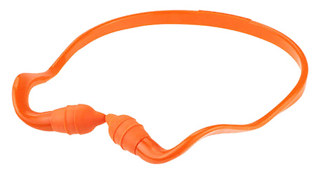 [674326289885] Radians RB210CS Rad-Band 2 25 dB Behind The Neck Orange Ear Buds with Orange Cord Adult 1 Pair