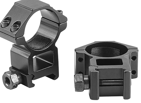 [019962520365] Riton Optics X1H Scope Rings  Matte Black 1" High