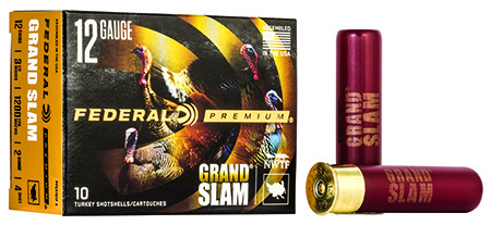 [604544631777] Federal PFCX139F4 Premium Grand Slam 12Gauge 3.50" 2oz 4Shot 10 Per Box/25 Case