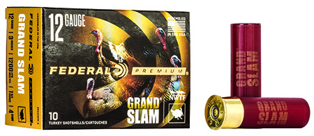 [604544631807] Federal PFCX157F4 Premium Grand Slam 12Gauge 3" 1 3/4oz 4Shot 10 Per Box/25 Case