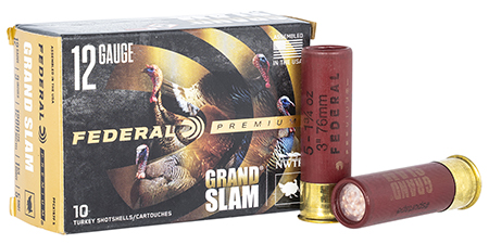 [604544631814] Federal PFCX157F5 Premium Grand Slam 12Gauge 3" 1 3/4oz 5Shot 10 Per Box/25 Case