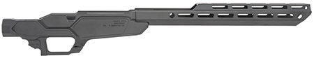 [850869008804] Sharps Bros SBC02 Heatseeker Rifle Chassis Stock Fits Ruger American Rifle, 6061-T6 Aluminum w/Cerakote Finish, 14" M-LOK Handguard, Compatible w/AICS Short Action Magazines