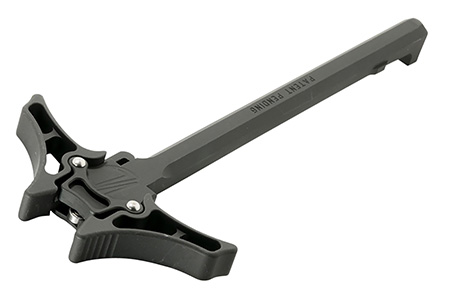 [816397024341] Timber Creek Outdoors EAMBICHT Enforcer Ambidextrous Charging Handle Stealth Tungsten Hardcoat Anodized Aluminum Ambidextrous Hand
