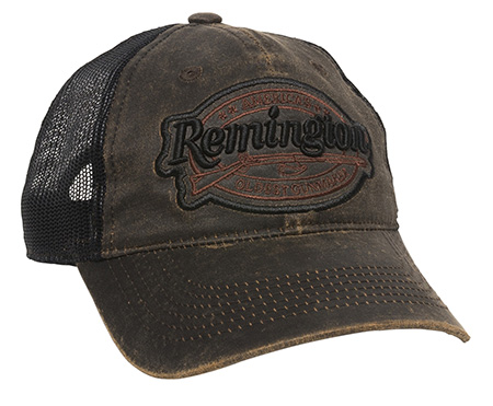 [885792757932] Outdoor Cap RM17A Remington Cap Cotton Black/Brown Unstructured OSFA