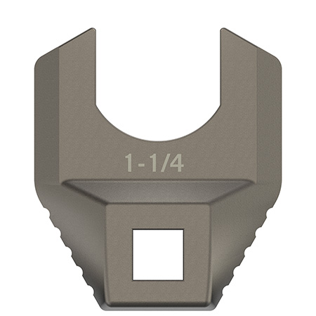 [813119013928] Real Avid AVMF114BNW Master -Fit Barrell Nut Wrench 1 1/4" Titanium Titanium/Stainless Steel AR-Platform Free-Float Handle