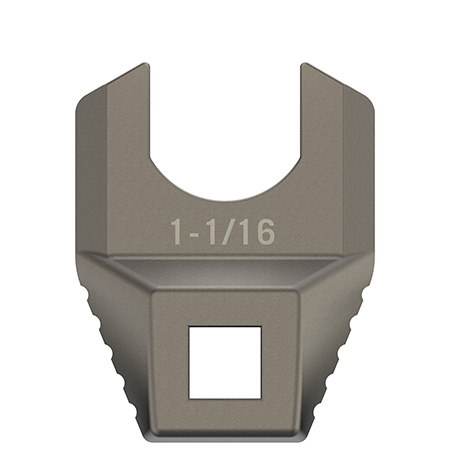 [813119013942] Real Avid AVMF1116BNW Master -Fit Barrell Nut Wrench 1 1/16" Titanium Titanium/Stainless Steel AR-Platform Free-Float Handle