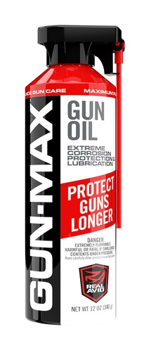 [813119013270] Real Avid AVMLP12A Gun-Max Gun Oil Cleans, Lubricates, Protects 12 oz Aerosol
