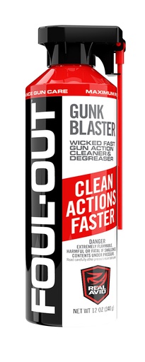 [813119013294] Real Avid AVDCB12A Foul-Out Gun Blaster Cleaner/Degreaser 12 oz Aerosol