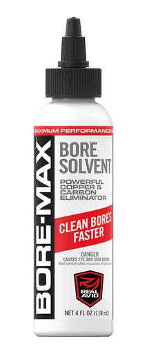 [813119013973] Real Avid AVBMBS4L Bore-Max Solvent Removes Carbon, Powder, Lead, Plastic Fouling 4 oz Bottle