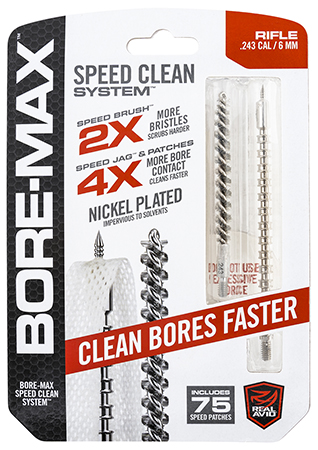 [813119013645] Real Avid AVBMSET243 Bore-Max Speed Clean Upgrade Set 243 Cal Rifle