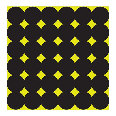 [029057341157] Birchwood Casey 34115 Shoot-N-C Pasters Black Adhesive Paper 1" 12 PK