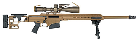 [810021511252] Barrett 19246 MK22 Mod 0 300 Norma Mag 10+1 26" Fluted Barrel, Coyote Cerakote Side Folding Stock w/Adjustable Comb, Barrett M-Lok Rail System, Black Polymer Grip, Nightforce ATACR 7-35x56mm
