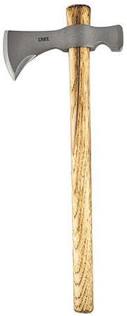 [794023273007] CRKT 2730 Woods Chogan T-Hawk 3.50" Blade 1055 Carbon Steel Blade Tennessee Hickory Handle 19" Long Tomahawk w/Hammer