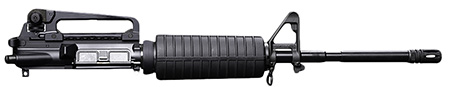 [604206918222] Bushmaster 0040004BLK M4 Patrolman's Upper 5.56x45mm NATO 16" Black Nitride Barrel, 7075-T6 Aluminum Black Receiver, M4 Handguard for AR-Platform