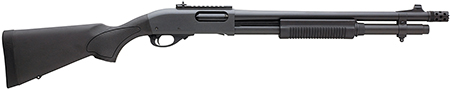 [810070683917] REM Arms Firearms R81198 870 Express Tactical 12 Gauge 3" 18.50" 6+1 Matte Blued Rec/Barrel Matte Black Stock Right Hand Includes Rem Choke, 2-Shot Extension  &  Ghost Ring Sights